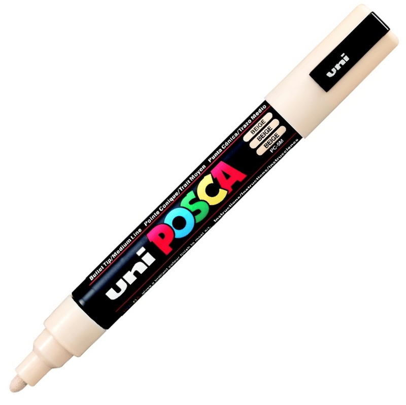 UNİ POSTER MARKÖRÜ POSCA PC-5M 1.8-2.5 BEJ