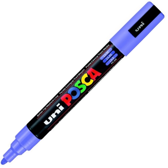 UNİ POSTER MARKÖRÜ POSCA PC-5M 1.8-2.5 LEYLAK