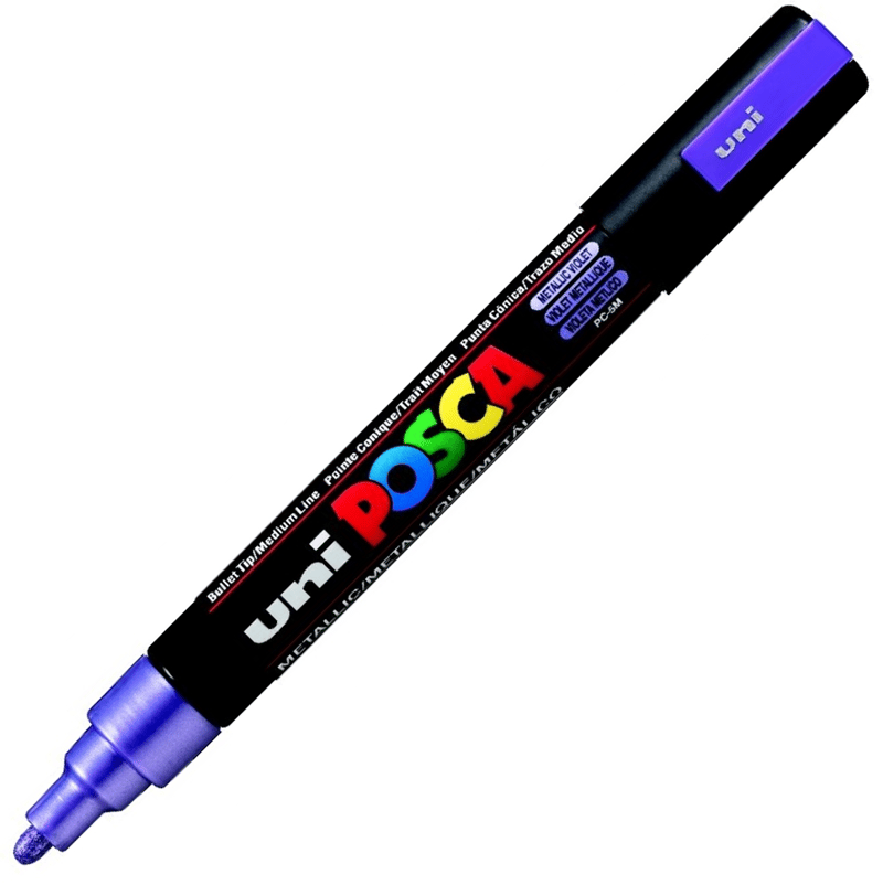 UNİ POSTER MARKÖRÜ POSCA PC-5M 1.8-2.5 METALİK MOR