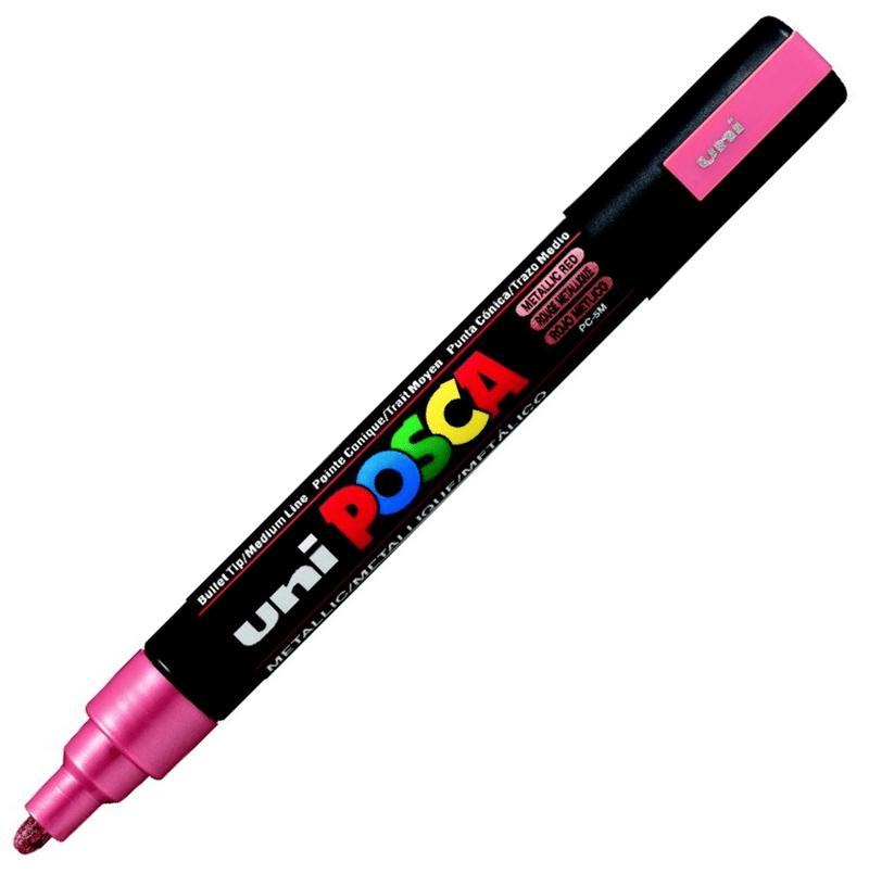 UNİ POSTER MARKÖRÜ POSCA PC-5M 1.8-2.5 METALİK KIRMIZI