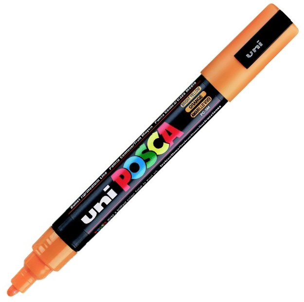 UNİ POSTER MARKÖRÜ POSCA PC-5M 1.8-2.5 PARLAK SARI