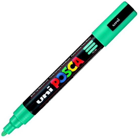 UNİ POSTER MARKÖRÜ POSCA PC-5M 1.8-2.5 ZÜMRÜT YEŞİLİ