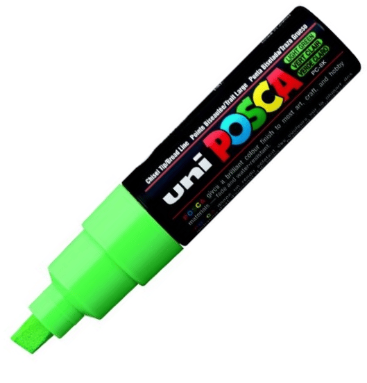 UNİ POSTER MARKÖRÜ POSCA PC-8K 8.0 AÇIK YEŞİL
