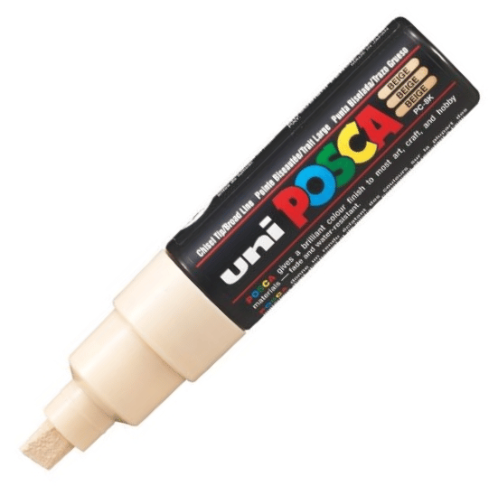 UNİ POSTER MARKÖRÜ POSCA PC-8K 8.0 BEJ