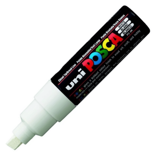 UNİ POSTER MARKÖRÜ POSCA PC-8K 8.0 BEYAZ