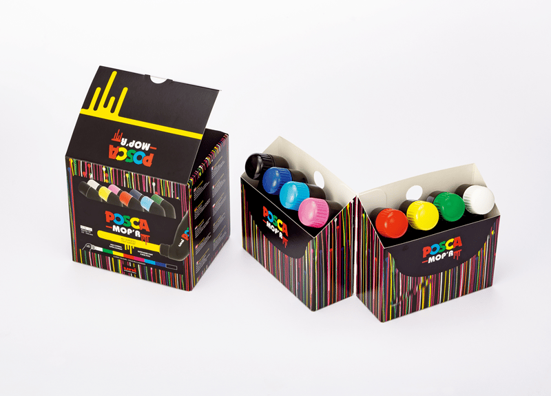 UNİ POSTER MARKÖRÜ POSCA SET PCM-22 MOP'R 3.0-19.0/8C 8 Lİ