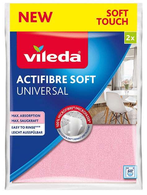 VİLEDA BEZ PVA MİKRO AKTİFİBRE SOFT TEMİZLİK BEZİ 2 Lİ 171813