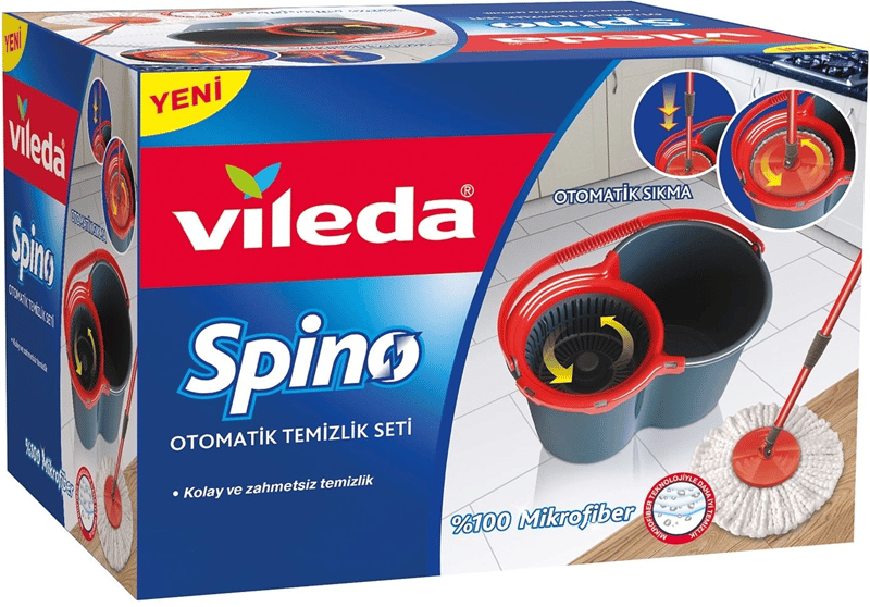 VİLEDA MOP SPİNO ULTRA TEMİZLİK SETİ 162467+BREF HEDİYELİ