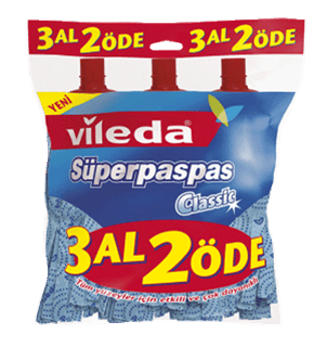VİLEDA YEDEK SÜPER PASPAS KLASİK 3 AL 2 ÖDE 149103