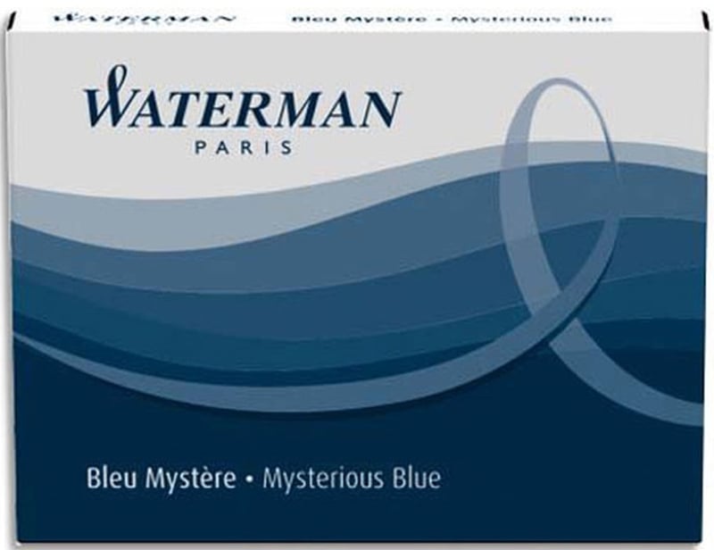 WATERMAN DOLMA KALEM KARTUŞU MAVİ/SİYAH 8 Lİ S0110910