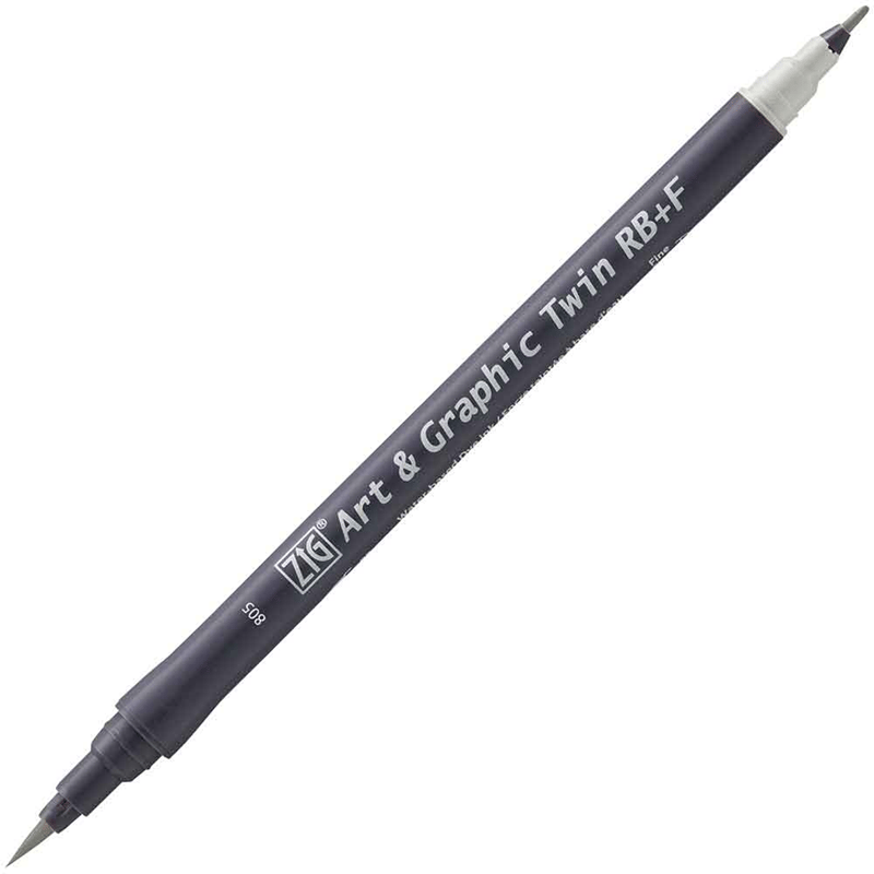 ZIG ART&GRAPHIC TWIN RB TUT-95 805 GRAY TINT