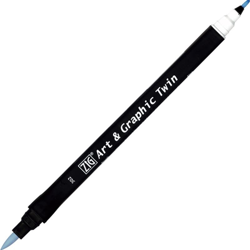 ZIG ART&GRAPHIC TWIN TUT-80 302 HAZE BLUE