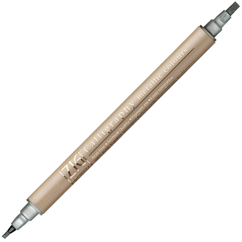 ZIG KALİGRAFİ KALEMİ METALİK MS-8400 102 SILVER