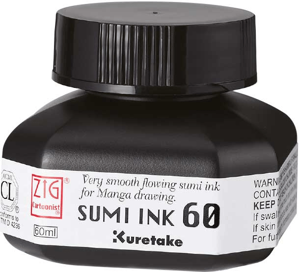 ZIG MANGAKA SUMI MÜREKKEP SİYAH 60ML CNCE103-6