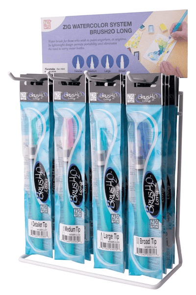 ZIG WATERCOLOR SU FIRÇASI BRUSH2O  LONG WSBR/DP40L
