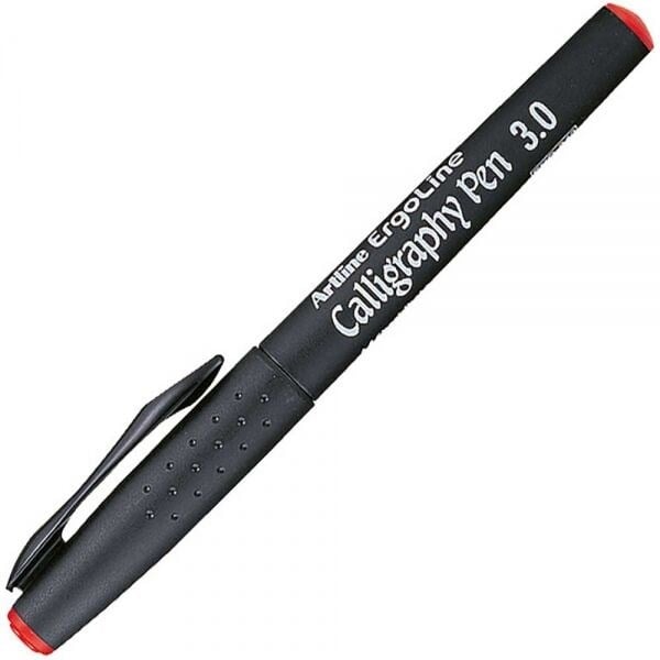 Artline Kaligrafi Kalemi Ergoline Calligraphy Pen 243 3.0 Kirmizi A-Erg-243 Red