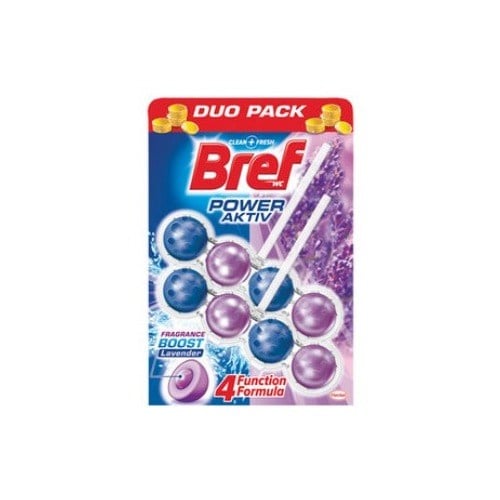 Bref Klozet Kokusu Power Aktıv İkili 8 Top Lavanta 100 Gr