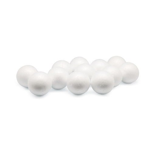 Bu-Bu Strafor Köpük Top (3 Cm, 12'Li Paket)