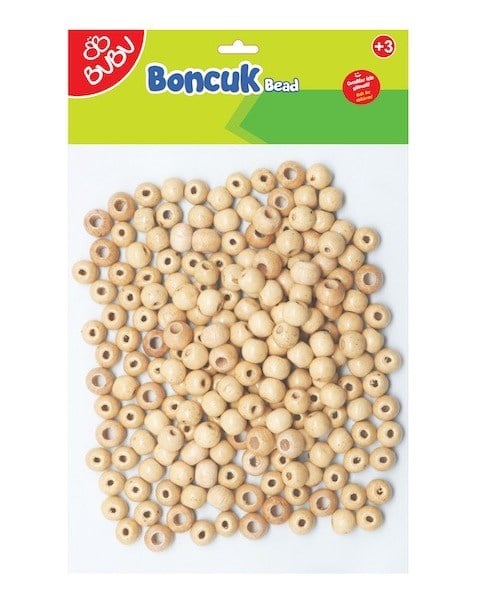 Bu-Bu Yuvarlak Natürel Boncuk Krş. Bubu-Bn0003