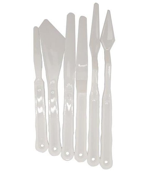 Ceoart Plastik Spatula 6'Lı Set Ceo-Sn0014