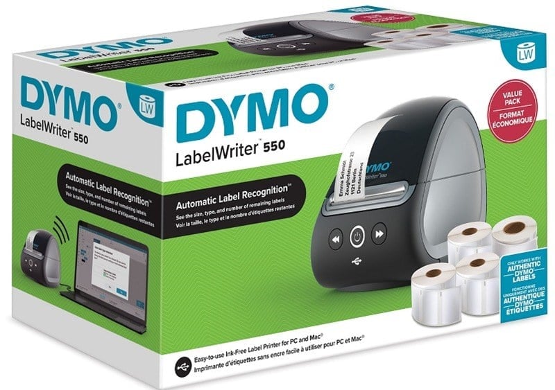 Dymo Labelwriter 550 Termal Etiket Yazıcısı (Promosyonlu Paket)