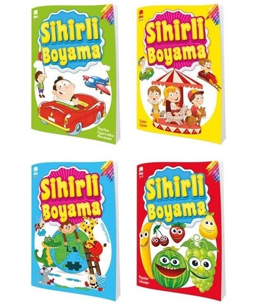 Ema Çocuk - Sihirli Boyama 4 Çeşit