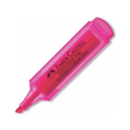 Faber-Castell Fosforlu Kalem Şeffaf Pembe 1546
