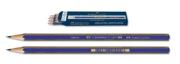 Faber-Castell Kurşun Kalem Gold Dereceli 1221 12'li 8B 112508
