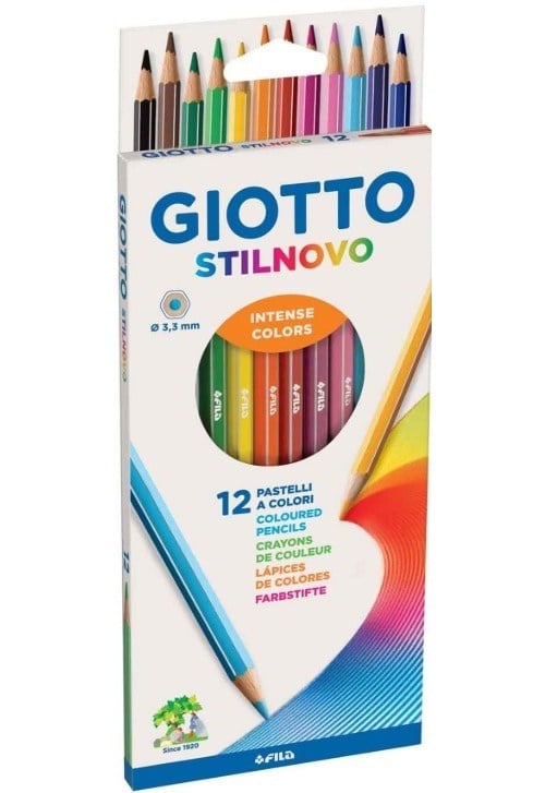 Gıotto Kuru Boya Stılnovo 12 Li Askılı Paket 257400