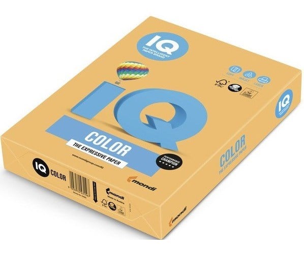 Iq Renkli Fotokopi Kağıdı 500 Lü A4 80 G/M² Fosforlu Turuncu Ne1350-Neoor