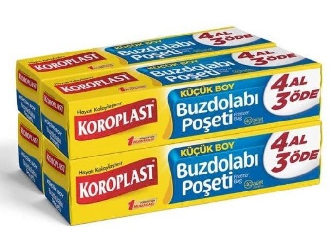 Koroplast Buzdolabı Poşeti Küçük Boy 20X30 Cm 40'Lı Pr00321