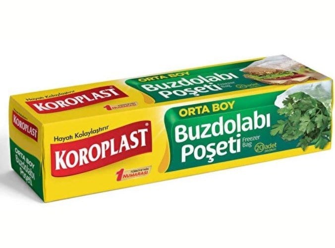 Koroplast Buzdolabı Poşeti Orta Boy 24X38 Cm 20'Li St01700077