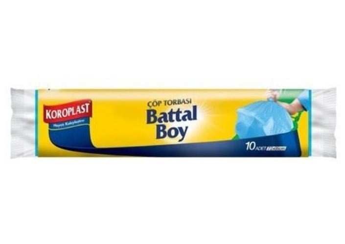 Koroplast Çöp Torbası Güçlü Battal Boy 72X95 Cm 10'Lu St01500489