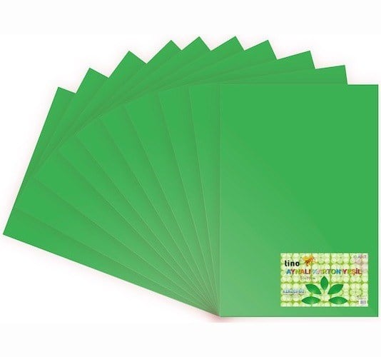 Lino Aynalı Karton 50X70 Yeşil 10 Lu 2708Jq-Y