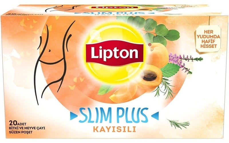 Lipton Bitki Çayı Slim Plus Kayısılı 20'Li