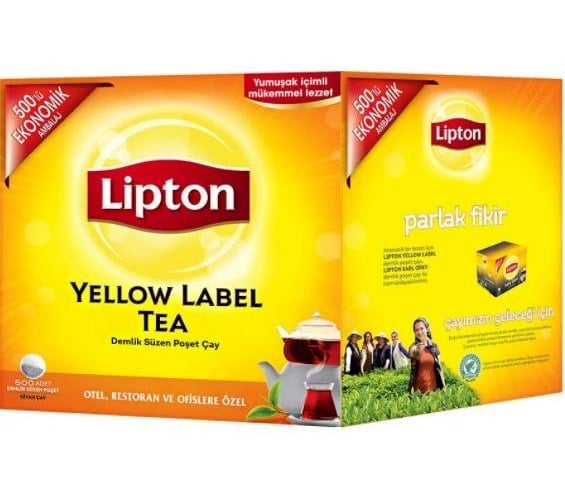 Lipton Demlik Poşet Çay 500'Lü Yellow Label 3.2 Gr