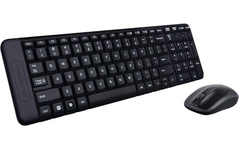 Logıtech Klavye Mouse Set Mk220 Kablosuz Siyah 920-003163