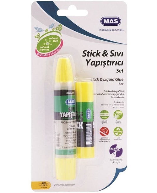 Mas Kartelada Stick+Sıvı Yapıştırıcı Seti 145900207100
