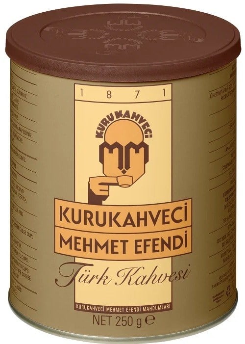 Mehmet Efendi Türk Kahvesi 250 Gr Teneke Kutu