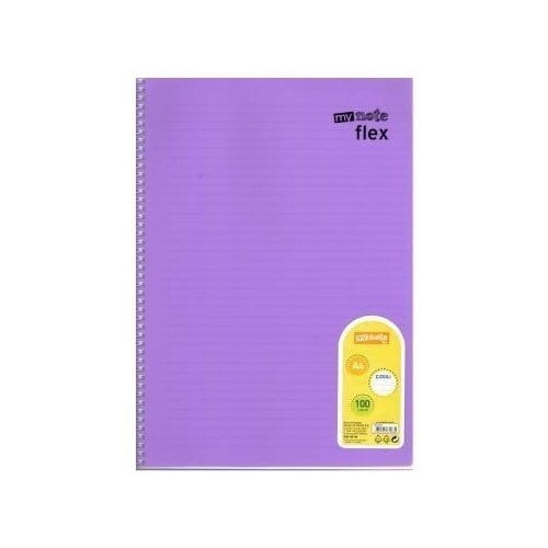 Mynote Flex Pastel Pp Kapak Spiralli A5 Defter (100 Yaprak - Çizgili)