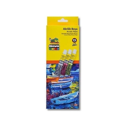 Nova Color Akrilik Boya Tüp 7 Ml 12'Li Takim Nc-289