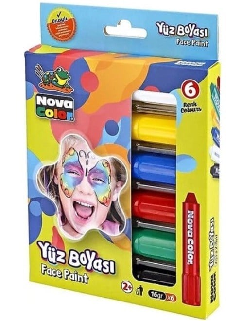 Nova Color Yüz Boyası  6 Lı Set Nc-212
