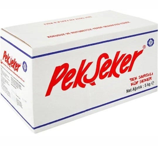 Pekşeker Tek Sargili Küp Şeker 5 Kg