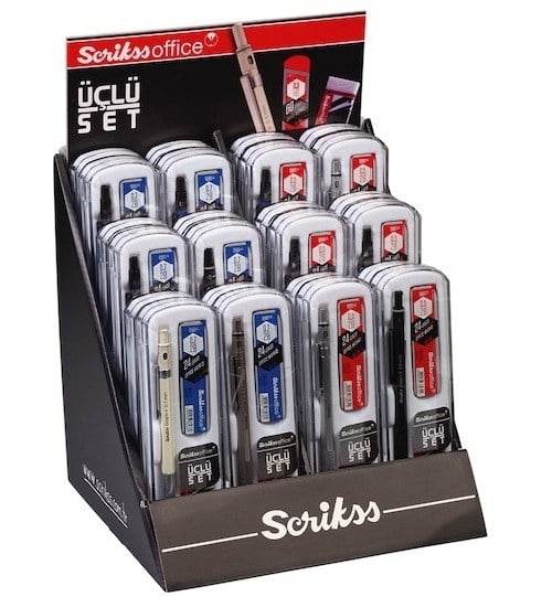 Scrıkss Offıce Versatil Kalem Graph-X Metal 0.5 - 0.7 24 Lü Stand