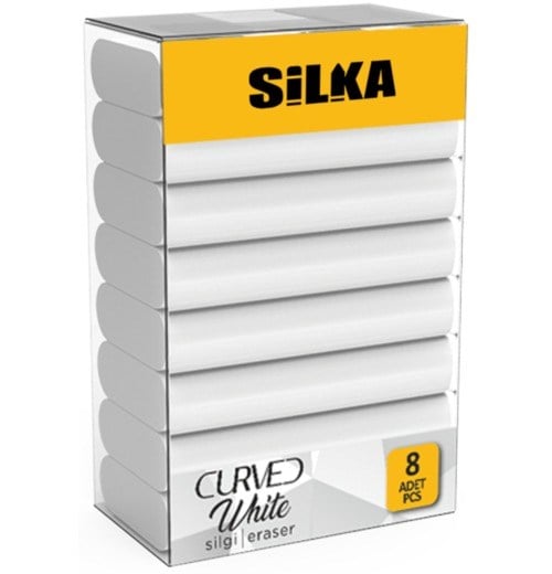 Silka Silgi Curved Beyaz 8X30  Lu Sg.52
