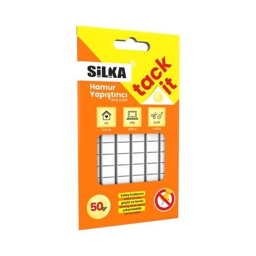 Silka Yapıştırıcı Tack-It 50 Gr Beyaz Art.1112