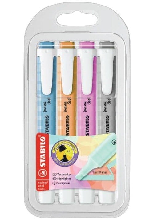 Stabilo Fosforlu Kalem Swing Cool Pastel Set 4'Lü 275/4-08-2