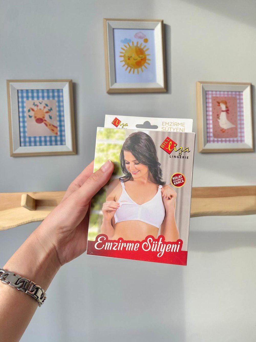 Desteksiz Emzirme Sütyeni Beyaz