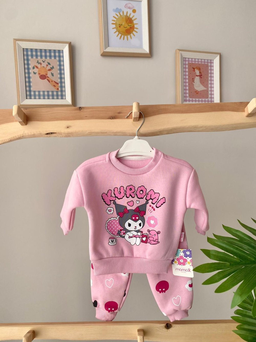 Kuromi Şardonlu Takım Pembe