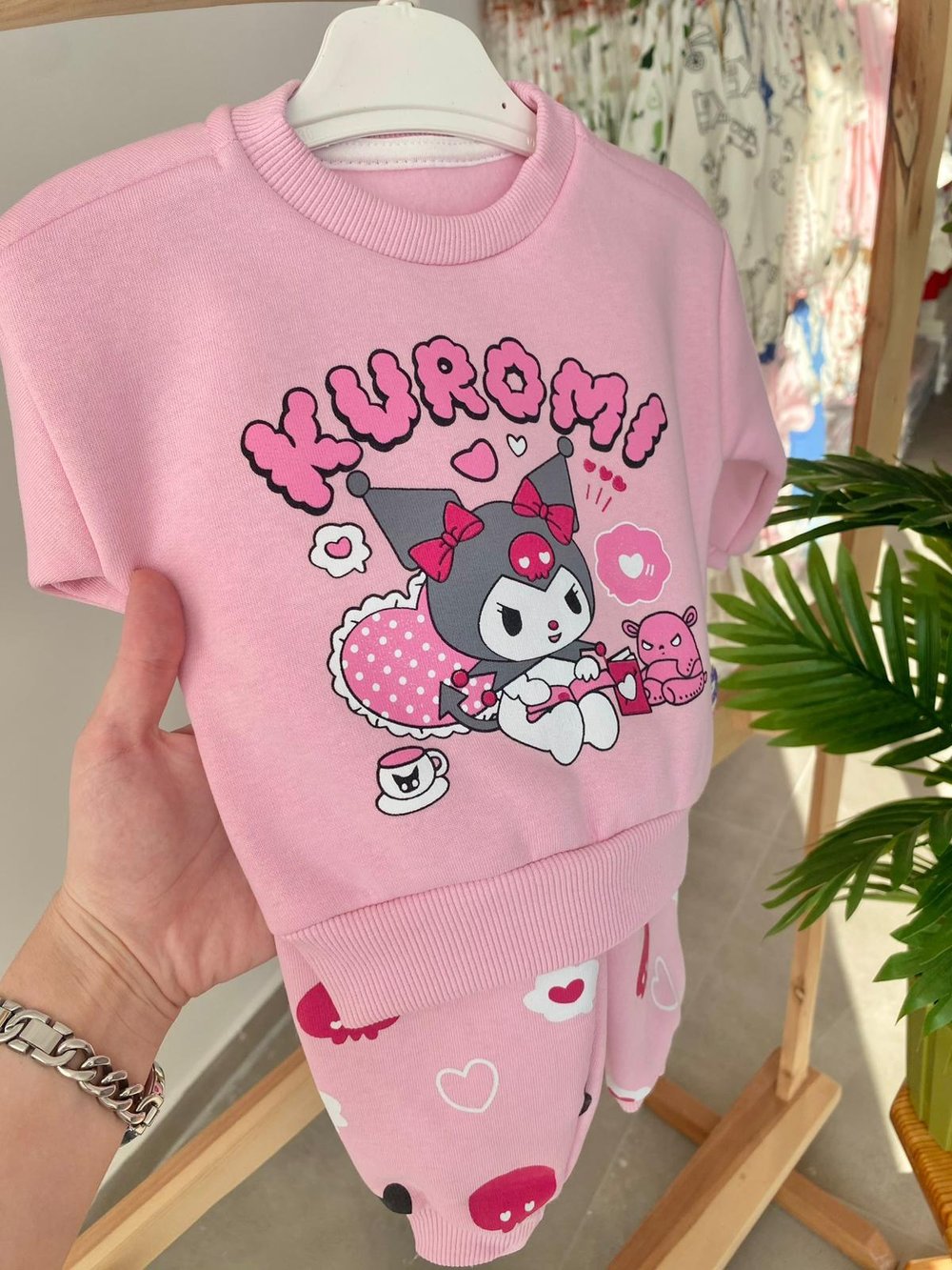 Kuromi Şardonlu Takım Pembe